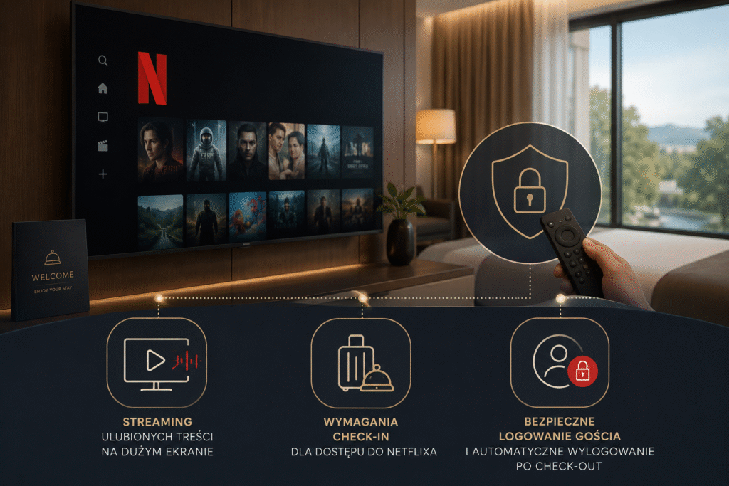 Netflix w telewizorach hotelowych